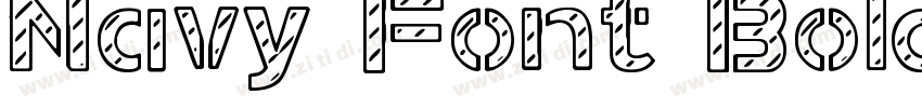 Navy Font Bold字体转换